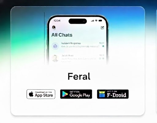 Interface de l'application férale